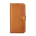 Bouletta Apple iPhone 14 Series Detachable Leather Wallet Case Darker Color - MW