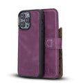 Bouletta Apple iPhone 14 Series Detachable Leather Wallet Case Darker Color - MW