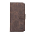 Bouletta Apple iPhone 14 Series Detachable Leather Wallet Case Darker Color - MW