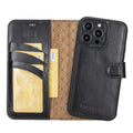 Bouletta Apple iPhone 14 Series Detachable Leather Wallet Case Darker Color - MW