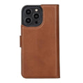 Bouletta Apple iPhone 14 Series Detachable Leather Wallet Case Darker Color - MW