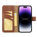 Bouletta Apple iPhone 14 Series Detachable Leather Wallet Case Darker Color - MW