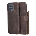 Bouletta Apple iPhone 14 Series Full Leather Coating Detachable Wallet Case