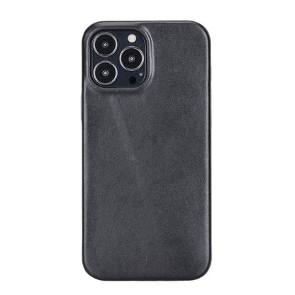 Apple iPhone IP14 Series Leather Case / RC - Rock Cover iPhone 14 Pro Max 6.7" / Rustic Black