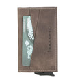 Bouletta Austin Leather Mechanical Card Holder