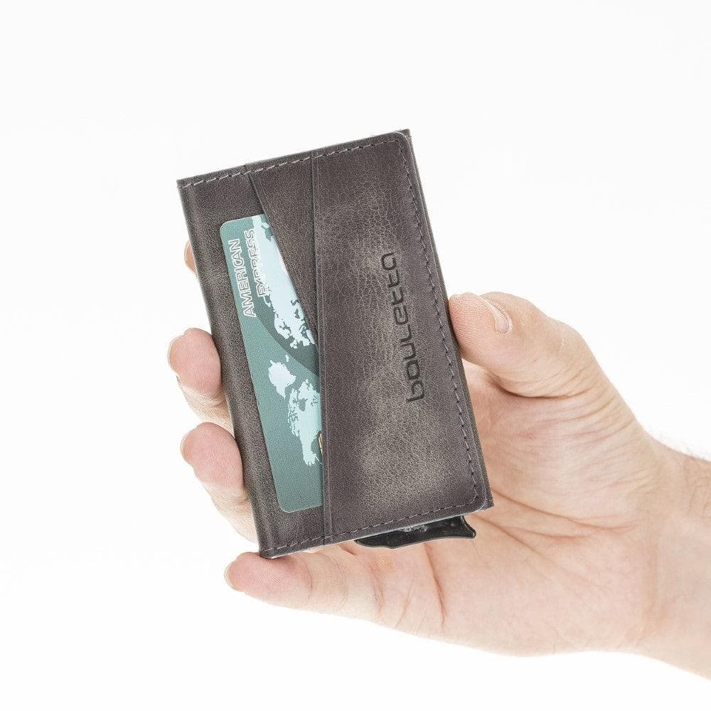 Bouletta Austin Leather Mechanical Card Holder