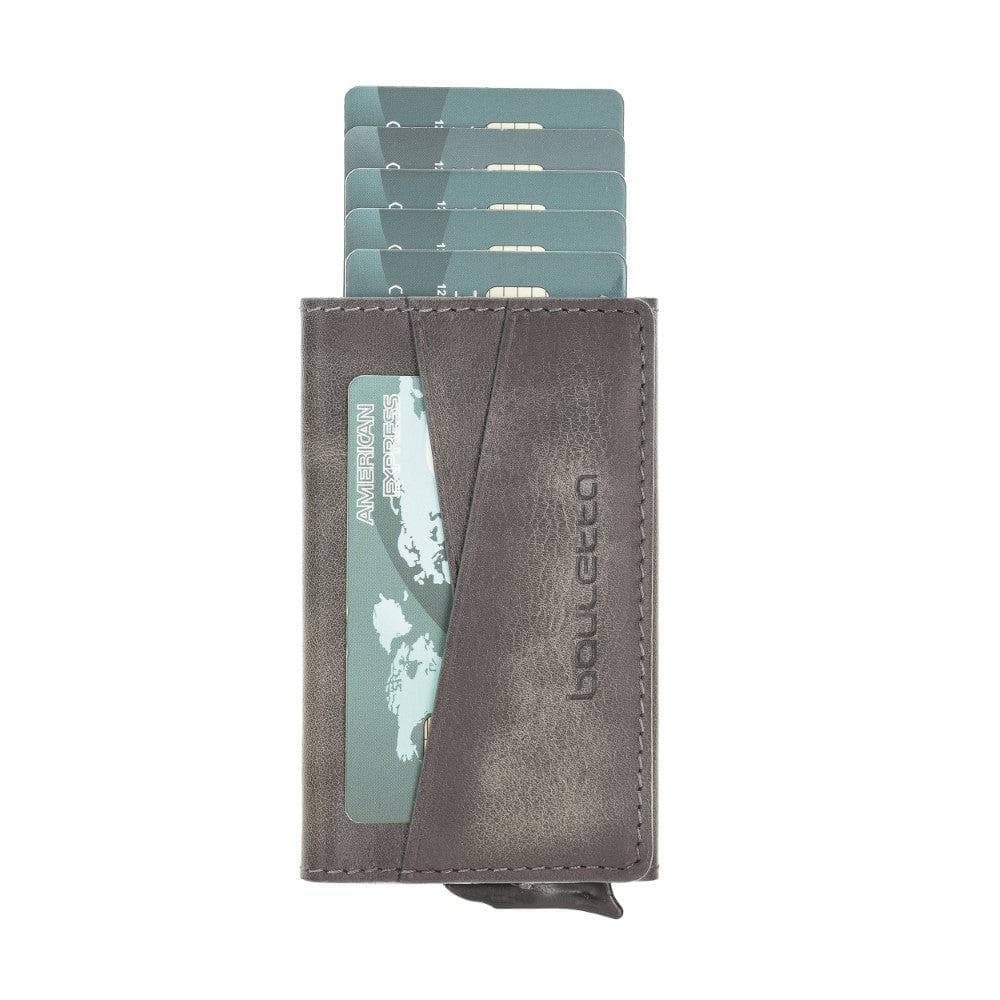 Bouletta Austin Leather Mechanical Card Holder