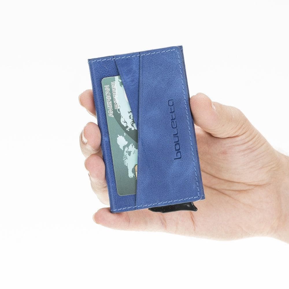 Bouletta Austin Leather Mechanical Card Holder