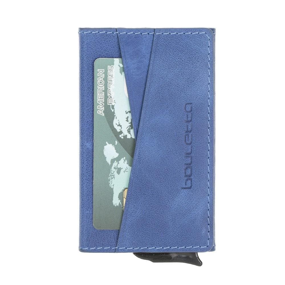 Bouletta Austin Leather Mechanical Card Holder Rst1