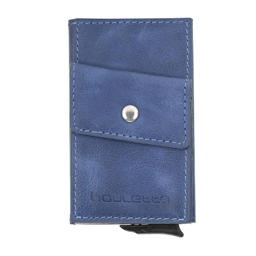 Bouletta Austin Leather Mechanical Coin Card Holder RST1