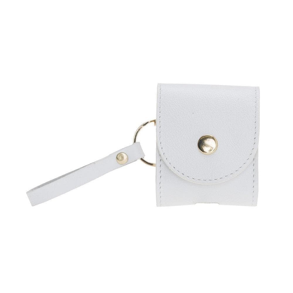 Mai Snap and 2 with Hook Lederhülle für AirPods aus echtem Leder