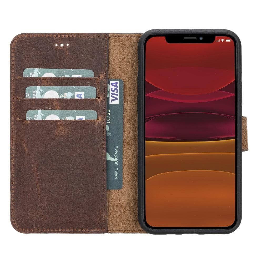 Apple iPhone 11 Series Detachable Leather Case / MW