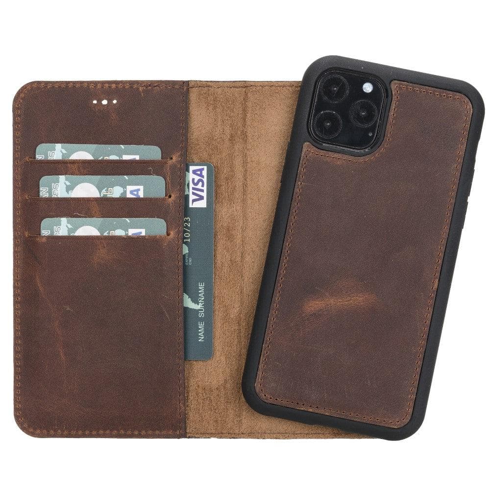 Apple iPhone 11 Series Detachable Leather Case / MW