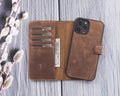 Apple iPhone 12 Series Detachable Leather Case / MW