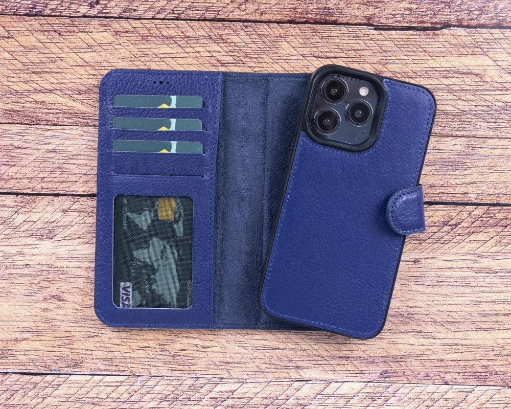 Apple iPhone 13 Series Detachable Leather Case RFID/ MWW iPhone 13 Pro 6.1" / Dark Blue