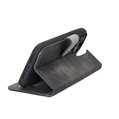Magic iPhone 14 Detachable Leather Wallet Case