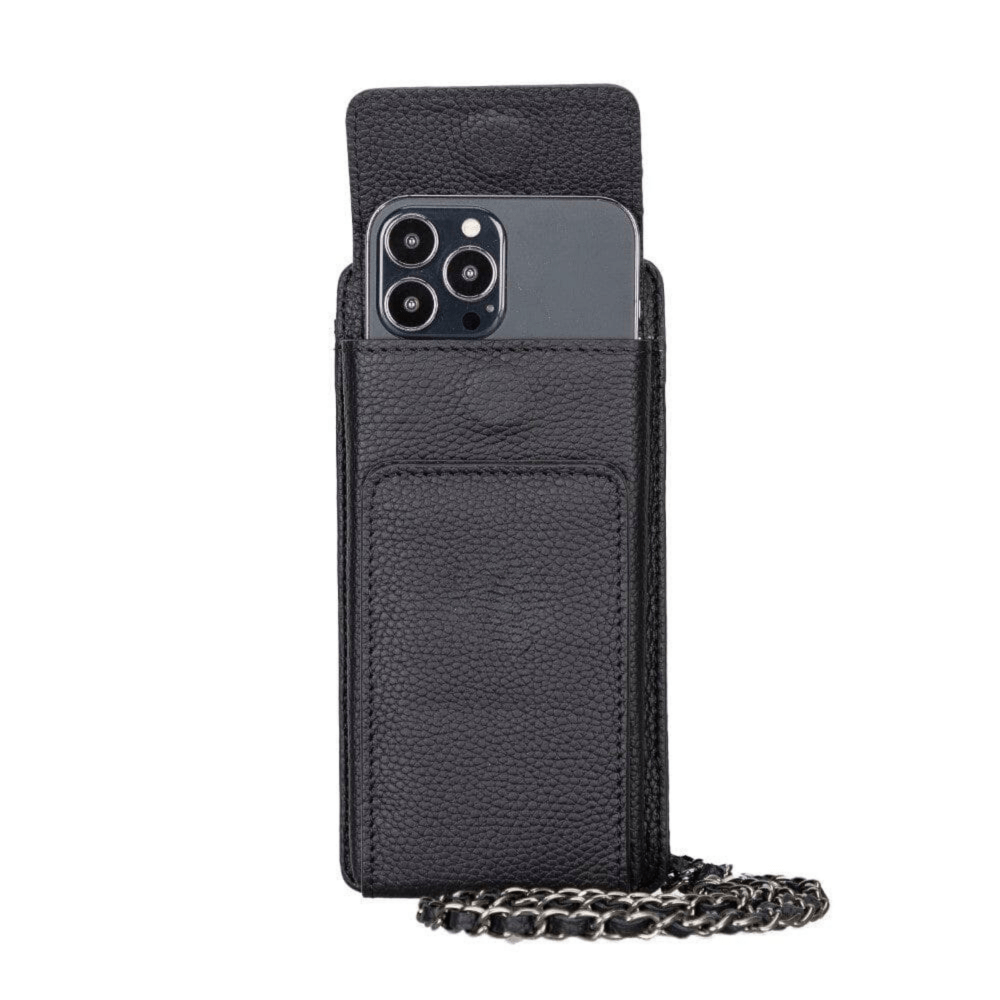 Avjin Crossbody Leather Bag Compatible with Phones up to 6.9"