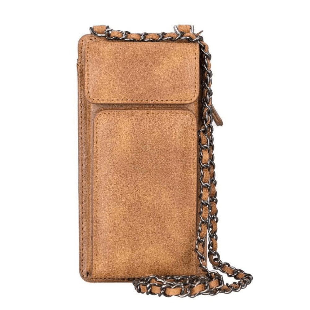 Avjin Crossbody Leather Bag Compatible with Phones up to 6.9"