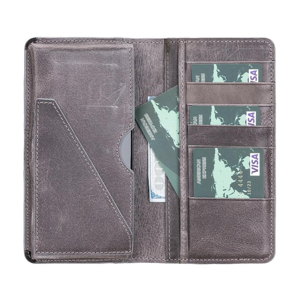 Calvina Universal Leather Wallet Case 6.2"