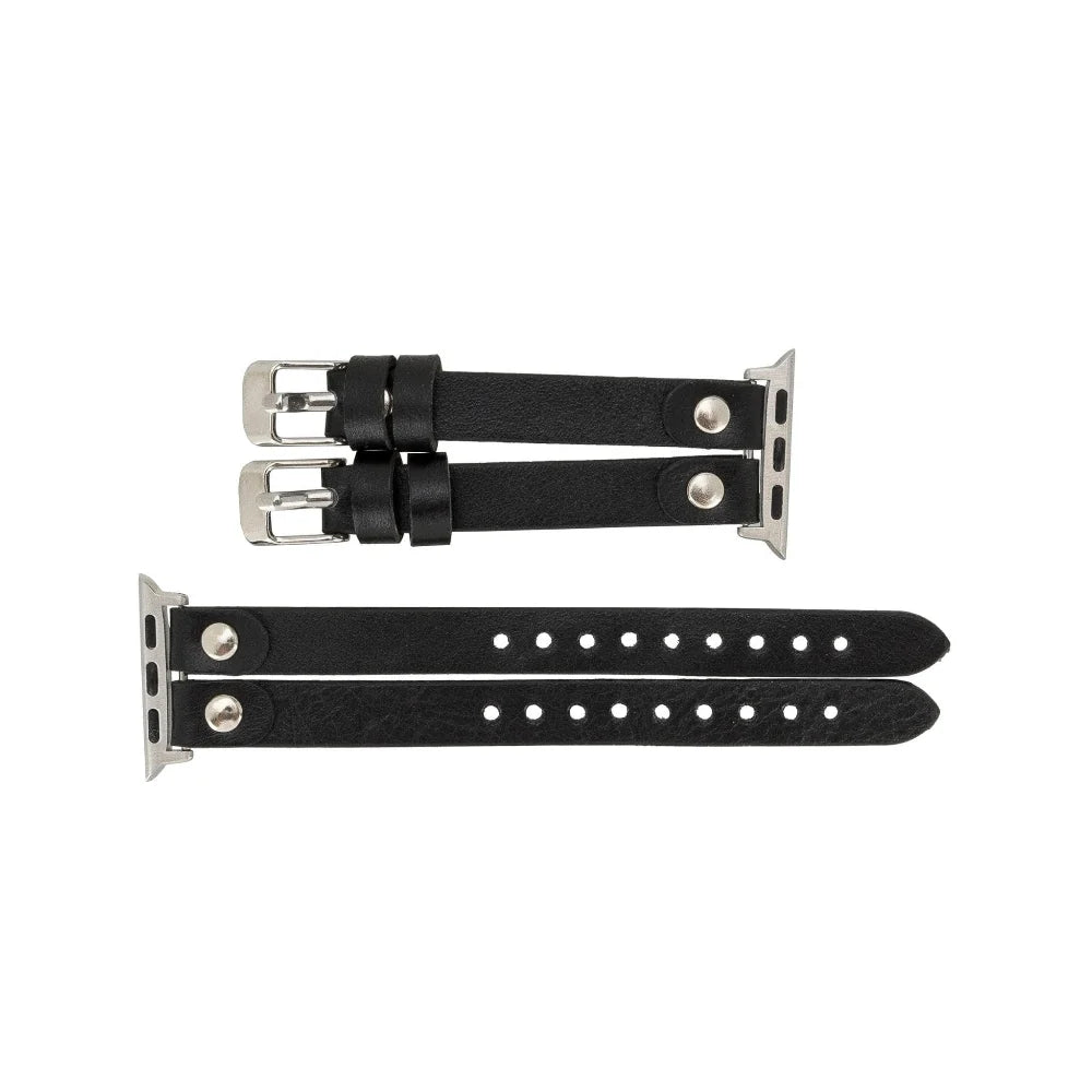 Durham Ely Double Lederarmband für Apple Watch aus echtem Leder