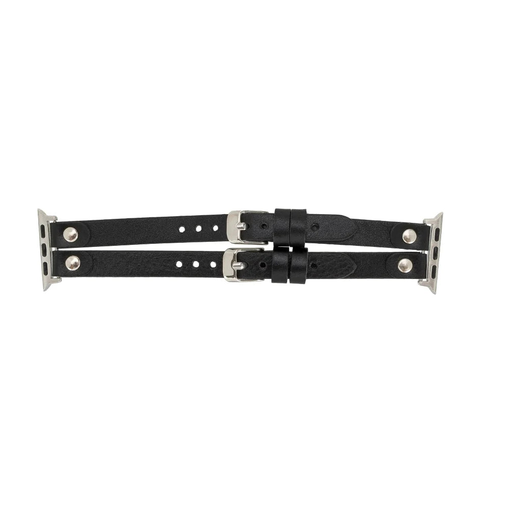 Durham Ely Double Lederarmband für Apple Watch aus echtem Leder