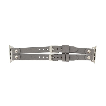Durham Ely Double Lederarmband für Apple Watch aus echtem Leder