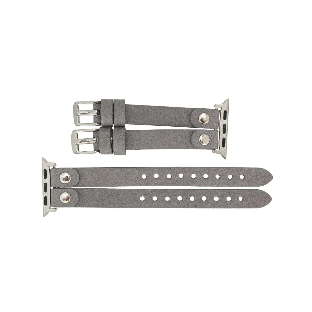 Durham Ely Double Lederarmband für Apple Watch aus echtem Leder