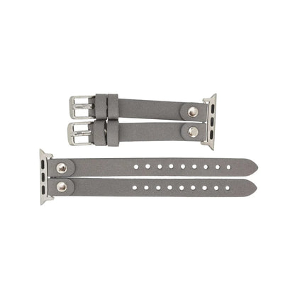 Durham Ely Double Lederarmband für Apple Watch aus echtem Leder