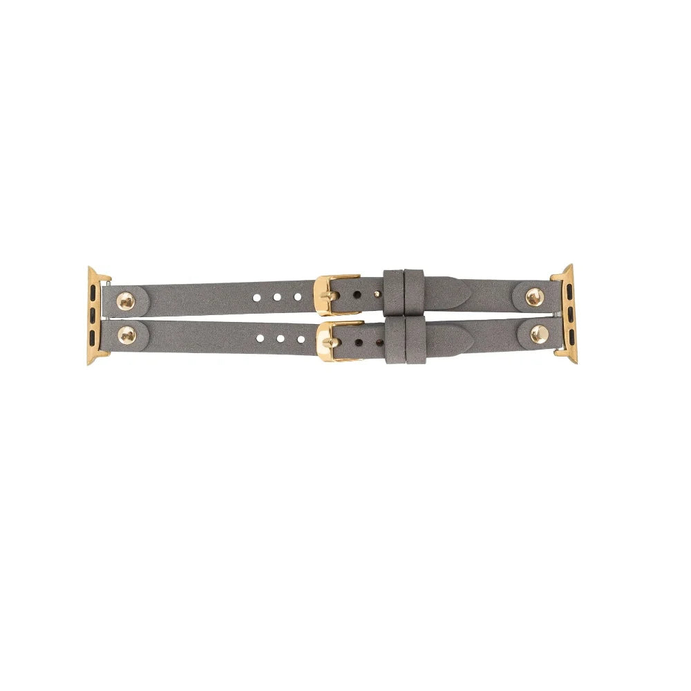Durham Ely Double Lederarmband für Apple Watch aus echtem Leder