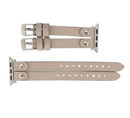 Durham Ely Double Lederarmband für Apple Watch aus echtem Leder