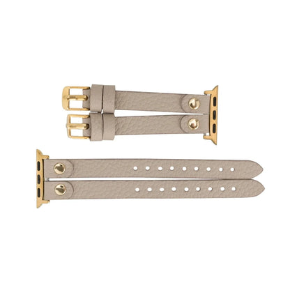 Durham Ely Double Lederarmband für Apple Watch aus echtem Leder