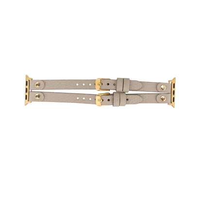 Durham Ely Double Lederarmband für Apple Watch aus echtem Leder