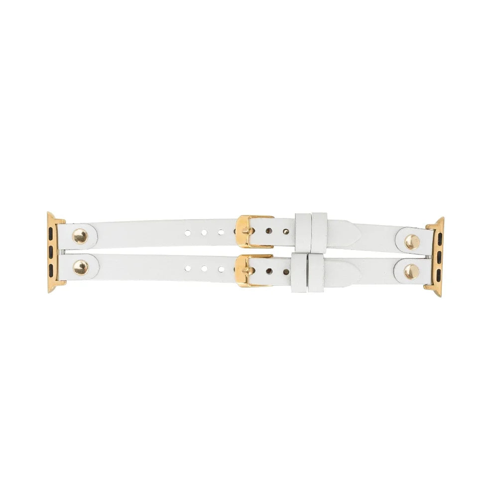 Durham Ely Double Lederarmband für Apple Watch aus echtem Leder