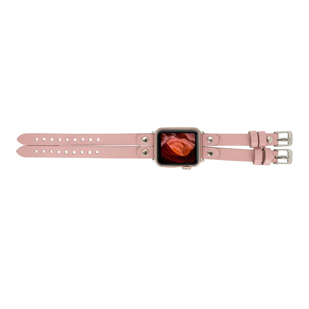 Durham Ely Double Lederarmband für Apple Watch aus echtem Leder