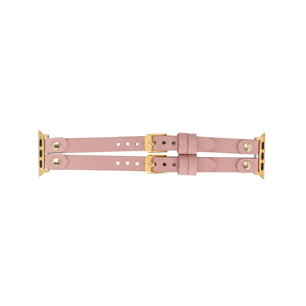 Durham Ely Double Lederarmband für Apple Watch aus echtem Leder