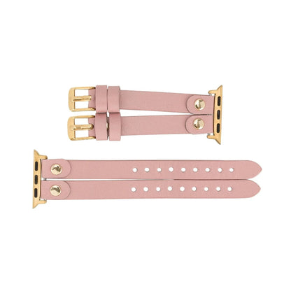 Durham Ely Double Lederarmband für Apple Watch aus echtem Leder