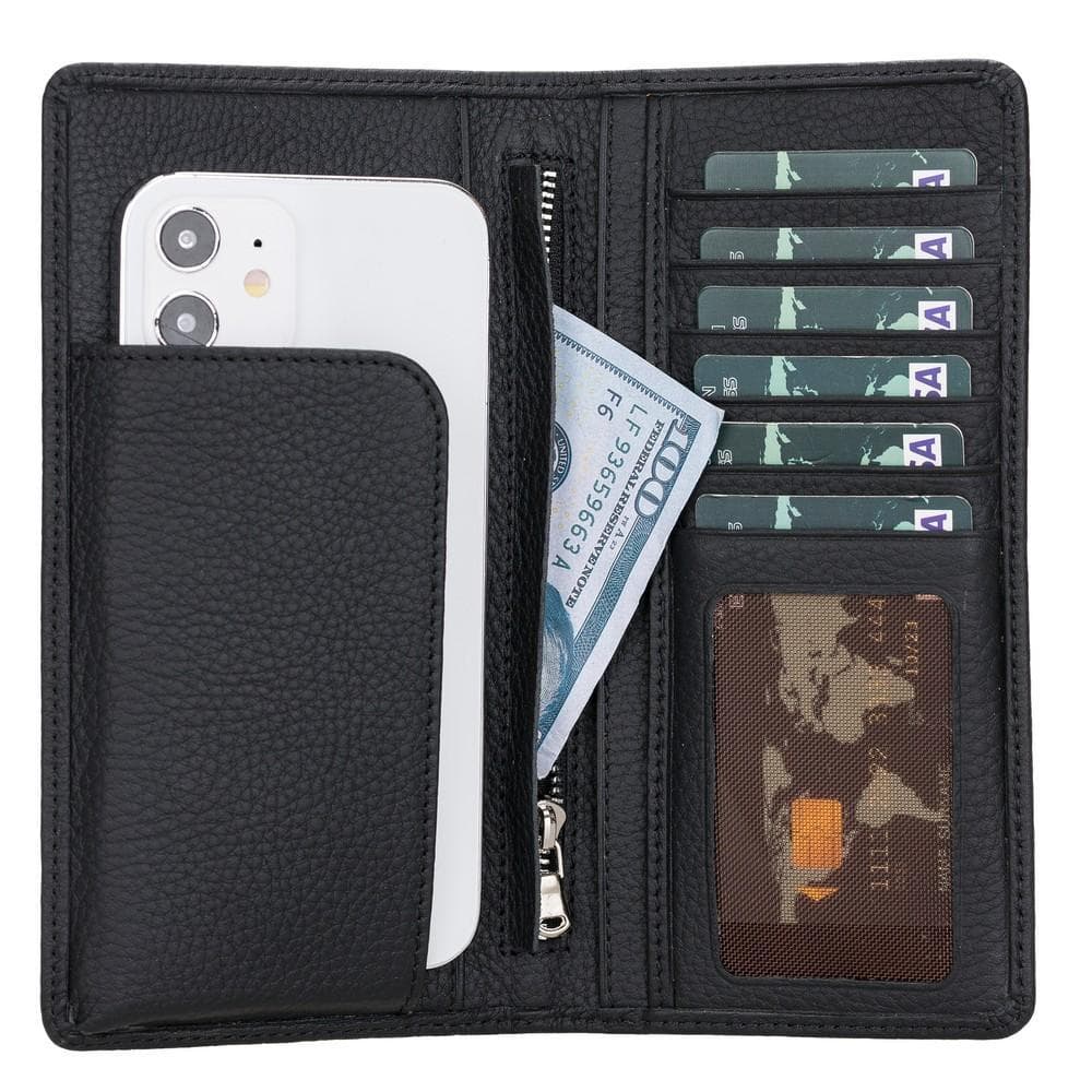 Evra Universal Leather Wallet Case 7"