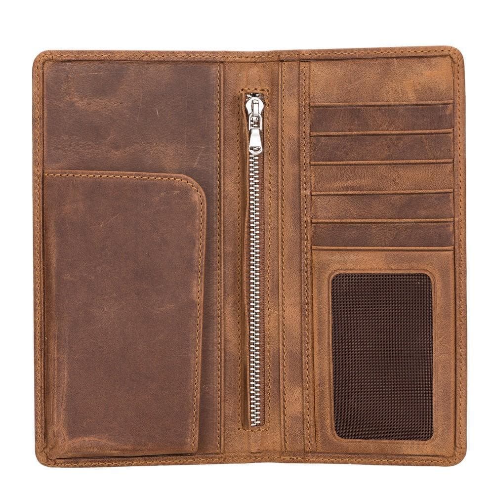 Evra Universal Leather Wallet Case 7"