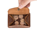 Functional Leather Coin Holder