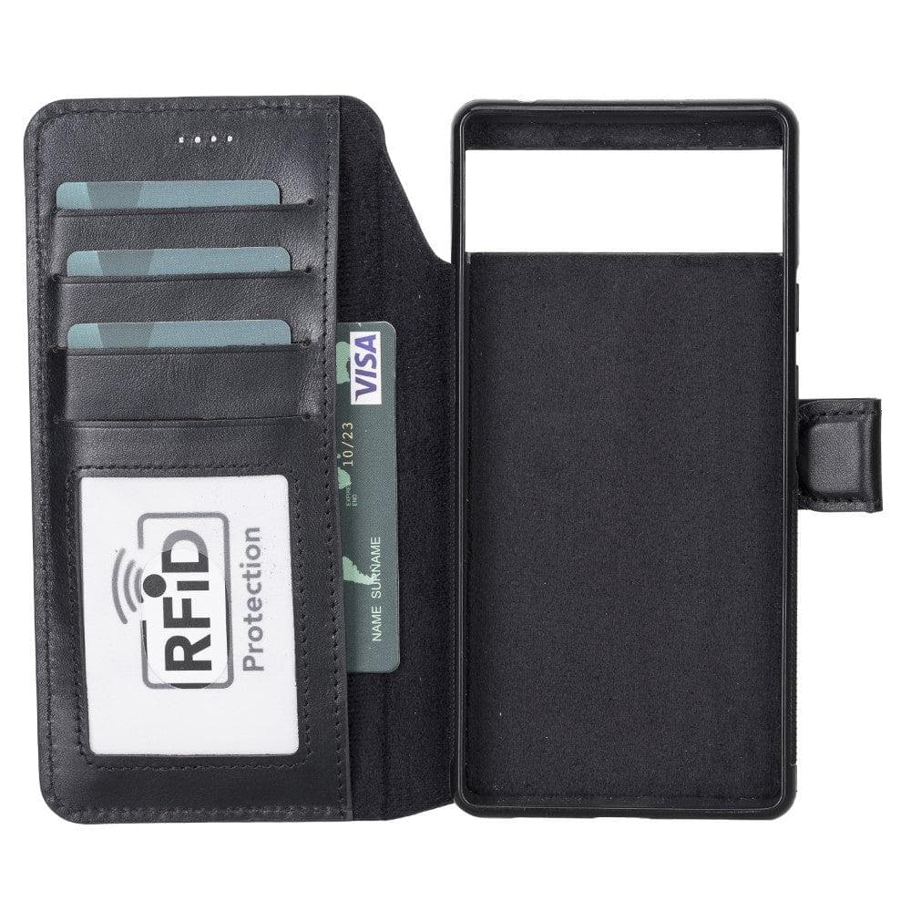 Google Pixel 6 Series Detachble Magnetic Wallet Leather Case