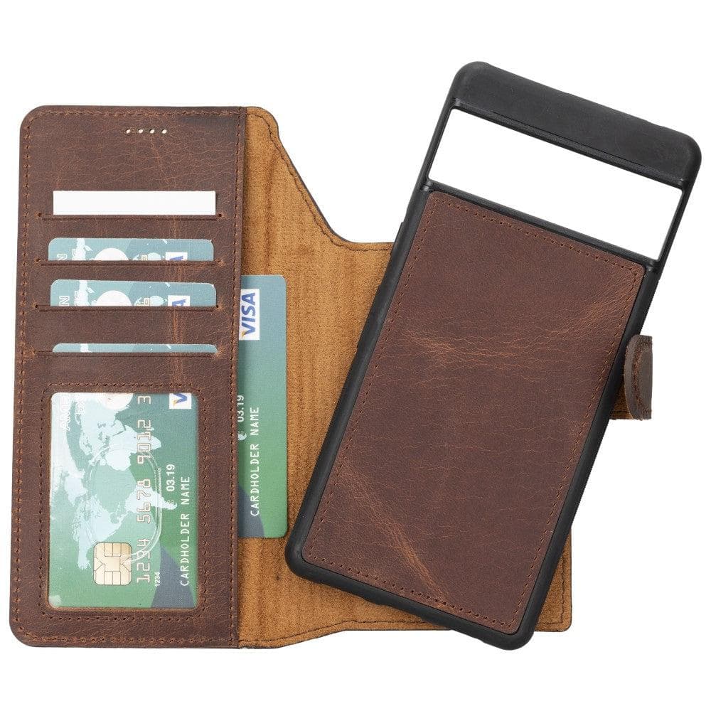 Google Pixel 7 Series Detachble Leather Magic Wallet Case