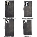 iPhone 15 Series Leather Wallet Case