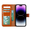 iPhone 15 Series Leather Wallet Case