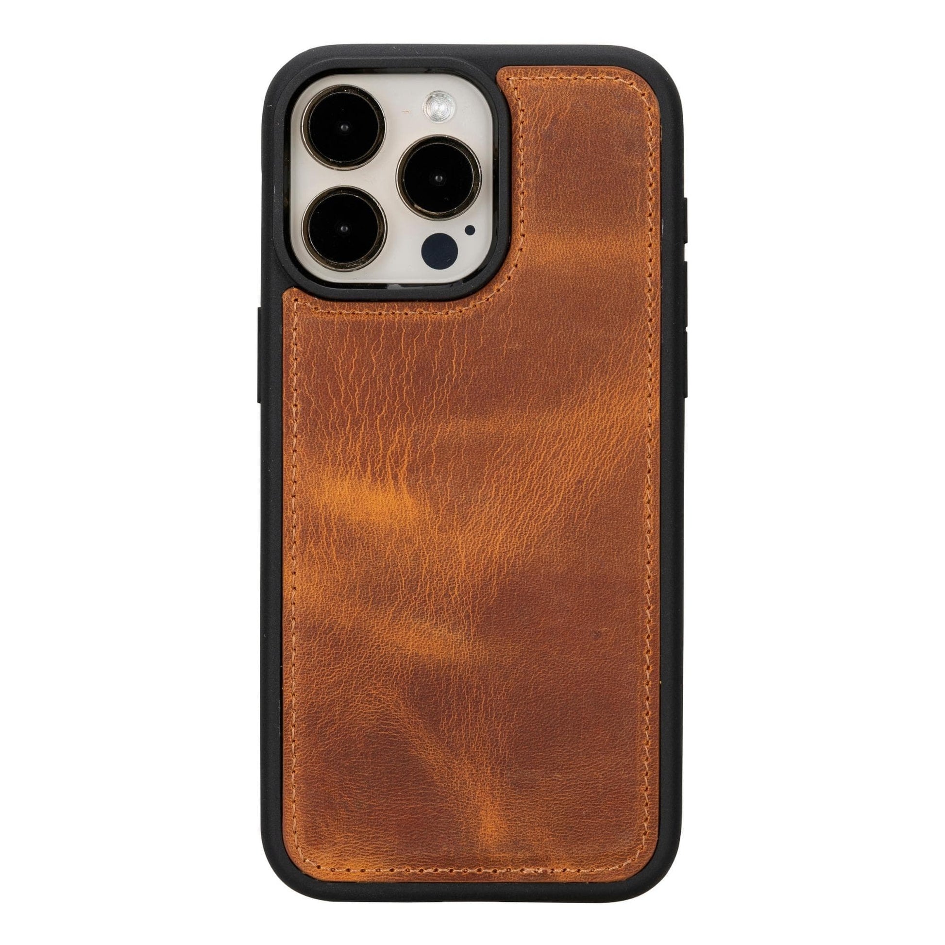 iPhone 15 Series Leather Wallet Case Light Brown / iPhone 15 Pro Max