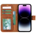 iPhone 15 Series Leather Wallet Case