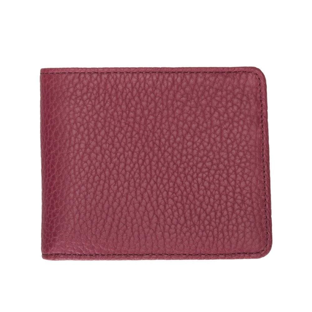 Jeffry Leather Wallet Bordeaux Bouletta