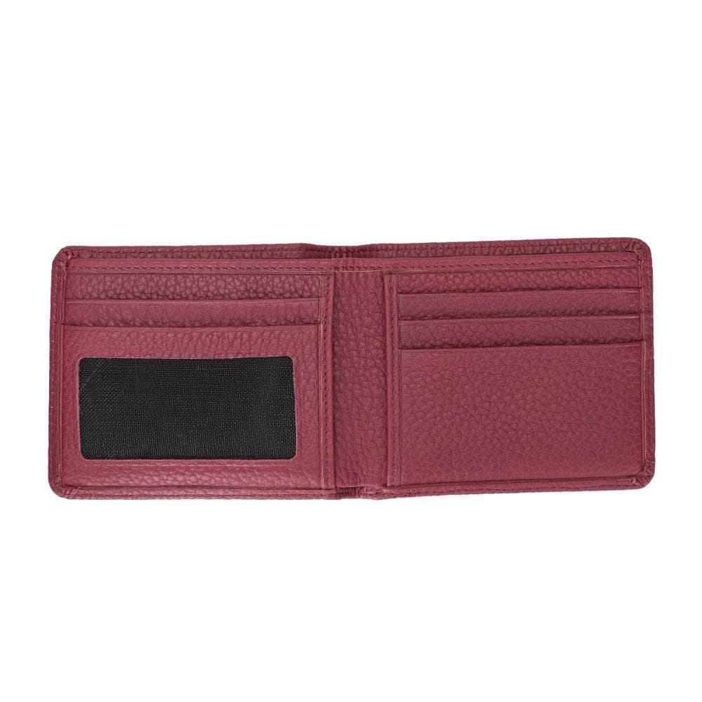 Jeffry Leather Wallet Bordeaux Bouletta