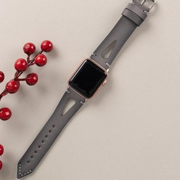 BA2 Lederarmband für Apple Watch aus echtem Leder