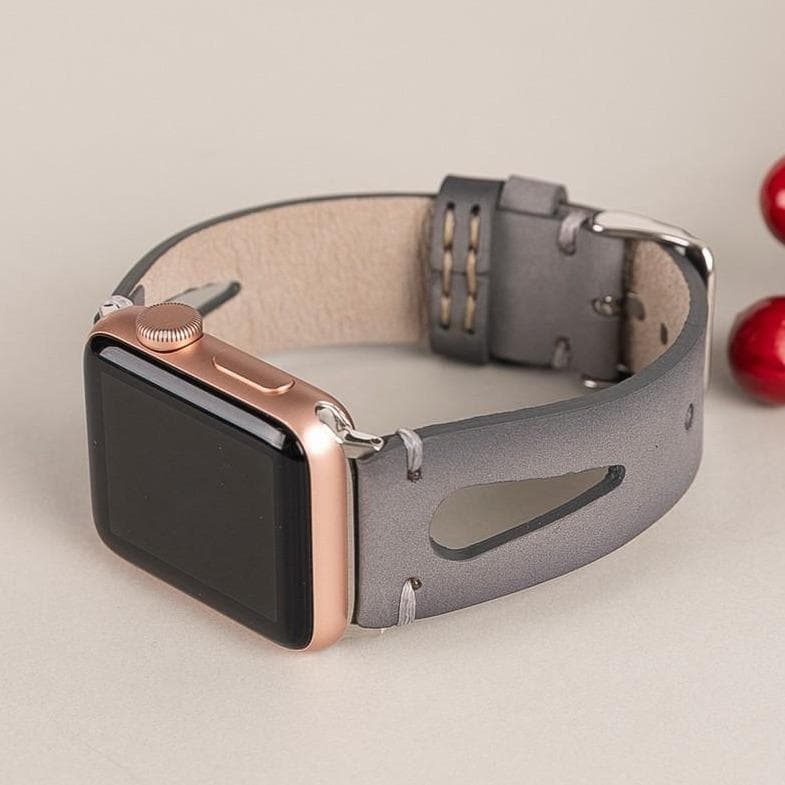 BA2 Lederarmband für Apple Watch aus echtem Leder