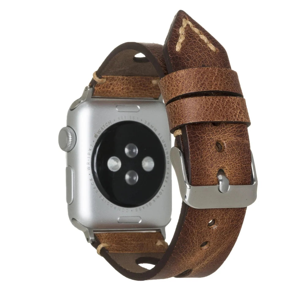BA2 Lederarmband für Apple Watch aus echtem Leder